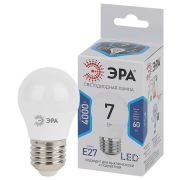 Лампа светодиодная LED 7Вт Е27 220В 4000К smd P45 шар | Б0020554 | ЭРА