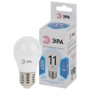 Лампа светодиодная LED 11Вт Е27 4000К smd P45-11w-840-E27 | Б0032989 | ЭРА