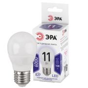 Лампа светодиодная LED 11Вт Е27 6000K СТАНДАРТ шар | Б0032991 | ЭРА