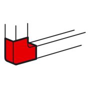 Плоский угол 100х50 METRA | 638013 | Legrand