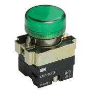 Индикатор LAY5-BU63 зеленого цвета d22мм  | BLS50-BU-K06 | IEK