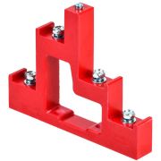 Изолятор ступенчатый ИС4-25/1-15 (4 x М6; 1 x М5) силовой с болтом  | YIS11-5-25-B | IEK