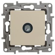 Etika Слоновая кость Розетка TV Звезда | 672351 | Legrand