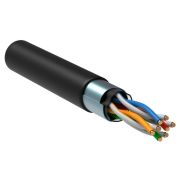 Каб. вп F/UTP, кат.5E 4х2х24AWG solid, LDPE, 305м, чер. | LC3-C5E04-339 | ITK