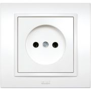 Розетка б/з бел. Zena EL-BI | 500-010200-215 | EL-BI