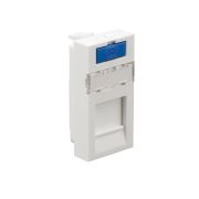 Накладка для розетки телефонной, компьютерной RJ, 45х22,5 мм (белый) LK45 | 87001 | Ecoplast
