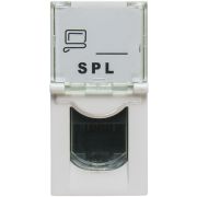 Розетка информационная UTP 1хRJ45 22,5х45 cat5e | 200006 | SPL