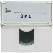 Розетка информационная UTP 1хRJ45 45х45 cat5е | 200007 | SPL