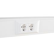 Суппорт с рамкой на 2 поста (45х45) в профиль для кабель-канала 100х50 | 100008S | SPL