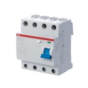 Выключатель дифференциальный (УЗО) F204 4п 25А 30мА тип AC | 2CSF204001R1250 | ABB