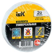 Изолента 0,13х15 мм белая 20 метров  | UIZ-13-10-K01 | IEK