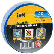 Изолента 0,13х15 мм синяя 20 метров  | UIZ-13-10-K07 | IEK