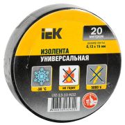 Изолента 0,13х15 мм черная 20 метров  | UIZ-13-10-K02 | IEK