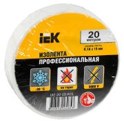 Изолента 0,18х19 мм белая 20 метров  | UIZ-20-10-K01 | IEK