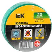 Изолента 0,18х19 мм зеленая 20 метров  | UIZ-20-10-K06 | IEK