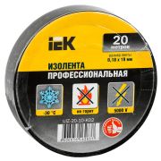 Изолента 0,18х19 мм черная 20 метров  | UIZ-20-10-K02 | IEK