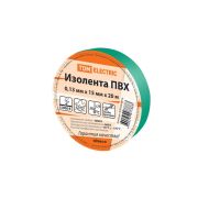 Изолента ПВХ 0,13*15мм Зеленая 20м  | SQ0526-0014 | TDM