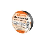 Изолента ПВХ 0,13*15мм Черная 20м  | SQ0526-0016 | TDM