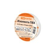 Изолента ПВХ 0,15х19мм Белая 20м  | SQ0526-0001 | TDM