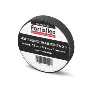 Изолента ХБ 18х0.4х11 черная | 71242 | Fortisflex