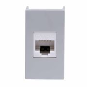Розетка RJ-45 кат.5E,Viva,1 мод.,серая | 45138 | DKC