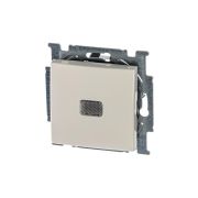 ABB Basic 55 Сл. кость Выключатель 1-клавишный с подсветкой | 1012-0-2156 | 2CKA001012A2156 | ABB