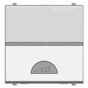 ABB Zenit Серебряный Светорегулятор нажимной 60-500W универсальный, (2 мод) | N2260.1 PL  | 2CLA226010N1301 | ABB