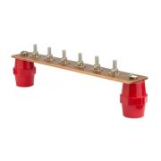 Главная заземляющая шина с изоляторами, 20 подкл.680мм×40мм×4мм, медь | NE2020 | DKC