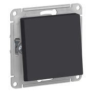 AtlasDesign Aqua Карбон Переключатель 1-клавишный IP44, сх.6, 10АХ, механизм | ATN441061 | SE