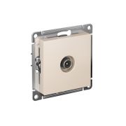 AtlasDesign Бежевый Розетка TV оконечная 1DB, механизм | ATN000291 | SE
