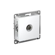 AtlasDesign Белый Розетка TV оконечная 1DB, механизм | ATN000191 | SE