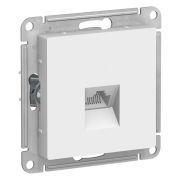 AtlasDesign Белый Розетка компьютерная RJ45, механизм | ATN000183 | SE