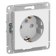 AtlasDesign Белый Розетка с заземлением со шторками, 16А, механизм | ATN000145 | SE