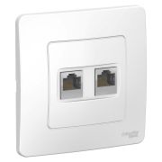 Blanca Белый С/У Розетка 2-ая компьютерная RJ45 | BLNIS045451 | SE