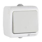 Мурманск Выключатель проходной 1-клавишный 10А IP54 серый EKF | EFV10-025-30-54 | EKF