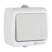 Мурманск Кнопка звонка 1-клавишная 10А IP54 серая EKF | EFZ10-026-30-54 | EKF