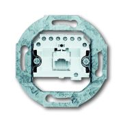 Механизм 1-постовой телефонной розетки 8 полюсов RJ 11/12; RJ 45; ISDN, категория 3 | 2CKA000230A0378 | ABB