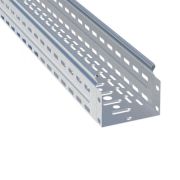 Лоток перфорированный металлический 100х300х3000-0,8мм | L10030001 | EKF