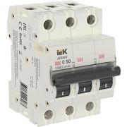 Выключатель автоматический трехполюсный M10N 3P C 50А 10кА ARMAT | AR-M10N-3-C050 | IEK