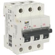 Выключатель автоматический трехполюсный M06N 3P C 16А 6кА ARMAT | AR-M06N-3-C016 | IEK