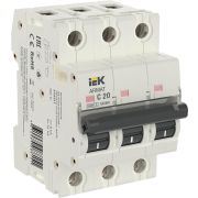 Выключатель автоматический трехполюсный M06N 3P C 20А 6кА ARMAT | AR-M06N-3-C020 | IEK