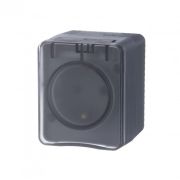 AtlasDesign Profi54 Антрацит O/У Розетка с заземлением со шторками 16А | ATN544045 | SE