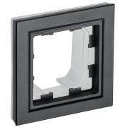 BRITE Рамка 1-ая IP44 РУ-1-БрЧ-44 черный | BR-M12-44-K02 | IEK