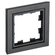 BRITE Рамка 1-ая РУ-1-БрЧ черный | BR-M12-K02 | IEK