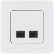 Inspiria Белый Розетка 2-ая компьютерная RJ45 С/У категория 5e UTP | 673835 | Legrand