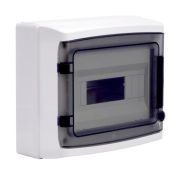 Щиток настенный с дверцей 12 мод.,IP65, серый, с клеммным блоком 63А | RB12W6TGD | DKC