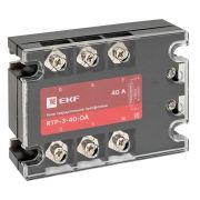 Реле твердотельное трехфазное RTP-40-DA PROxima | rtp-3-40-da | EKF