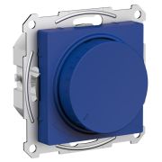 AtlasDesign Аквамарин Светорегулятор (диммер) поворотно-нажимной, LED, RC, 400Вт, мех. | ATN001123 | SE
