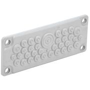 TITAN Ввод кабельный мембранный 35 отв. d=7-32мм IP65 серый  | TI-00D-MC-035-65 | IEK