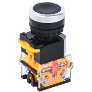 Кнопка D8-11 d=22мм 1з+1р черная  | BBT30-11-3-22-K02 | IEK
